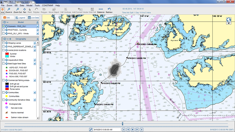 OILMAP interface